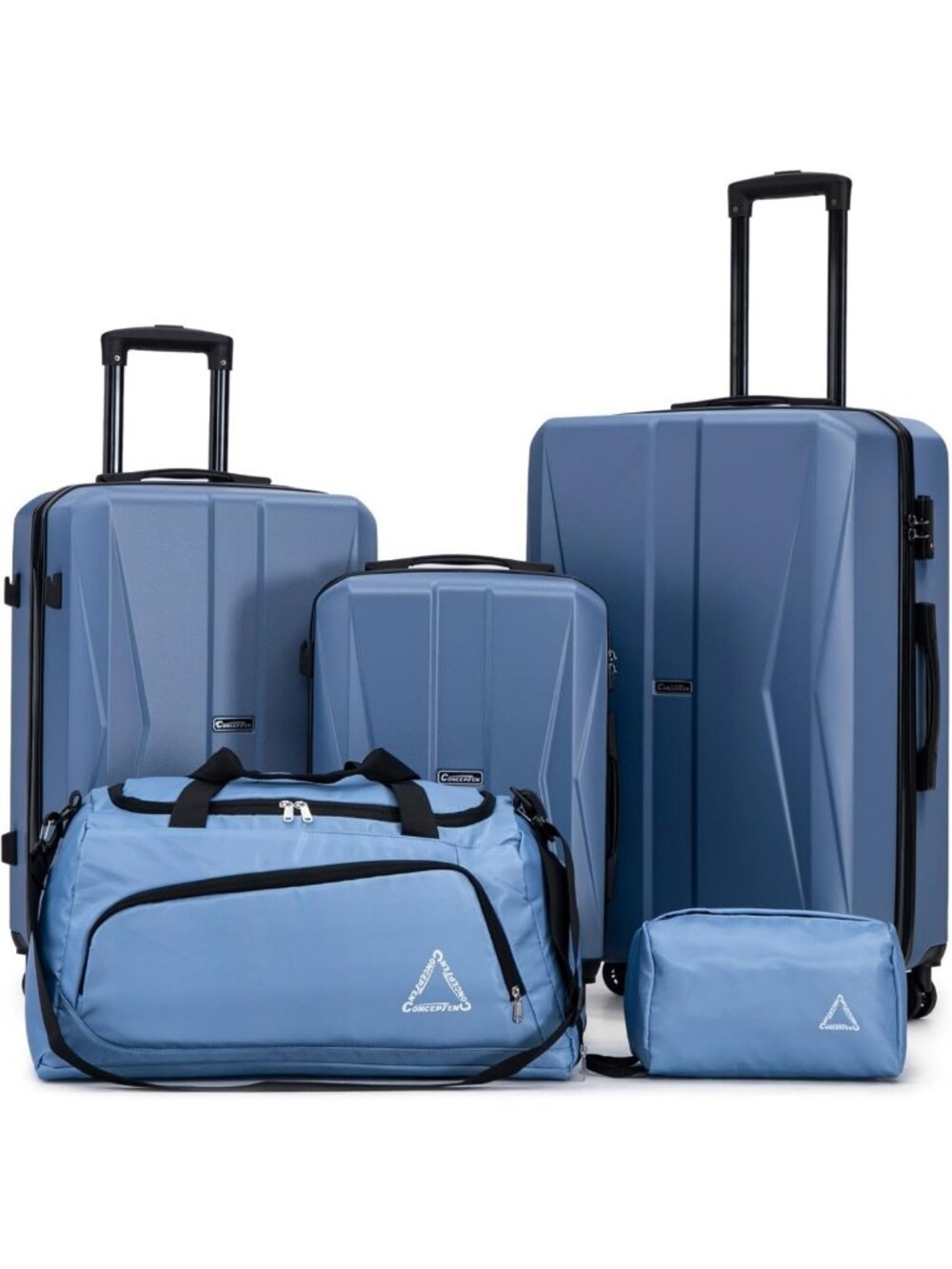 5-Piece Hardshell Luggage Set - 20/24/28 Inch Suitcases with TSA Lock, Durable